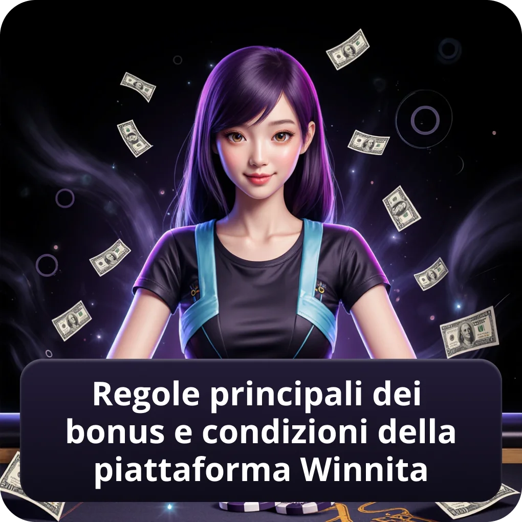 Regole principali dei bonus e condizioni della piattaforma Winnita